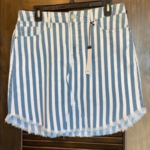 WilliamRast NWT Frayed Denim Skirt size 30 (US10)